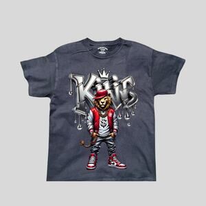 King Lion Funny Short Sleeve Cotton Unisex Men Women Tshirt